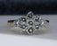 18ct Gold Diamond Cluster Ring 1.00ct, Size UK M US 6.25 EUR 52.5 Vintage Secondhand Pre-Owned Front