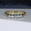 18ct Gold Diamond Ring 0.20ct Eternity Wedding Ring Size UK L US 5.75 EUR 51 Vintage Secondhand Pre-Owned Front