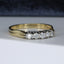 18ct Gold Diamond Ring 0.20ct Eternity Wedding Ring Size UK L US 5.75 EUR 51 Vintage Secondhand Pre-Owned Side 1