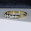 18ct Gold Diamond Ring 0.20ct Eternity Wedding Ring Size UK L US 5.75 EUR 51 Vintage Secondhand Pre-Owned Side 2