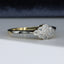 18ct Gold Diamond Ring Vintage 0.13ct Cluster Ring Size UK L US 5.75 EUR 51 Vintage Secondhand Pre-Owned Side 1