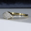 18ct Gold Diamond Ring Vintage 0.13ct Cluster Ring Size UK L US 5.75 EUR 51 Vintage Secondhand Pre-Owned Side 2