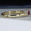 18ct Gold Ruby & Diamond Ring, Size UK O US 7.25 EUR 55 Vintage Secondhand Pre-Owned Jewellery Side 4
