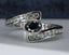 18ct Gold Sapphire & Diamond Ring Size O 7.25 55 Vintage Secondhand Pre-Owned Front