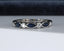 18ct White Gold Sapphire & Diamond Ring UK P US 7.75 EUR 56 Vintage Secondhand Pre-Owned Front