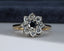 18ct Gold Sapphire & Diamond Ring Size UK J US 4.75 EUR 49