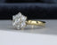 18ct Gold Diamond Ring 0.60ct Cluster Ring Size UK K US 5.25 EUR 50