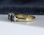 18ct Gold Sapphire & Diamond Ring Size UK L US 5.75 EUR 51