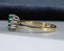 18ct Gold Emerald & Diamond Ring Emerald 0.65ct Size UK P US 7.75 EUR 57