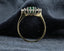18ct Gold Emerald & Diamond Ring Emerald 0.65ct Size UK P US 7.75 EUR 57