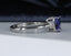 18ct Gold Tanzanite Diamond Ring Size UK N US 6.75 EUR 54