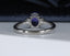 18ct Gold Tanzanite Diamond Ring Size UK N US 6.75 EUR 54