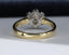 18ct Gold Diamond Ring 0.75ct Cluster Size UK L US 5.75 EUR 51