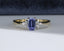 18ct Gold Tanzanite and Diamond Ring UK O US 7.25 EUR 55