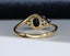 18ct Gold Sapphire & Diamond Ring Size UK O US 7.25 EUR 55