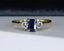 18ct Gold Sapphire & Diamond Ring Size UK Q US 8 EUR 57.5