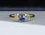 18ct Gold Sapphire & Diamond Ring UK M US 6.25 EUR 52.5
