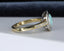 18ct Gold Opal & Diamond Ring Size UK N US 6.75 EUR 54