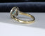 18ct Gold Opal & Diamond Ring Size UK N US 6.75 EUR 54