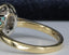 18ct Gold Opal & Diamond Ring Size UK N US 6.75 EUR 54