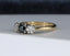 18ct Gold Sapphire & Diamond Ring Size UK J 1/2 US 5 EUR 49.5