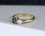 18ct Gold Sapphire & Diamond Ring Size UK J 1/2 US 5 EUR 49.5