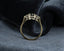 18ct Gold Sapphire & Diamond Ring Size UK J 1/2 US 5 EUR 49.5
