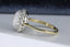 18ct Gold Opal & Diamond Ring, Size UK M US 6.25 EUR 52.5