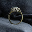 18ct Gold Aquamarine & Diamond Ring, Aquamarine 0.50ct, Size UK M US 6.25 EUR 52.5 Vintage Secondhand Pre-Owned Profile